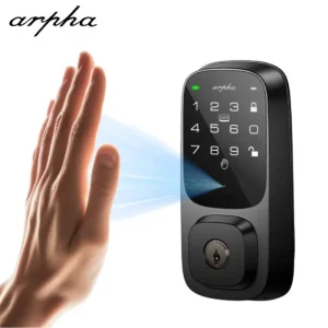 Arpha WiFi Palm Recognition Smart Lock – 7800mAh Rechargeable Battery