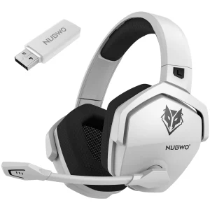 NUBWO G06 Dual Wireless Gaming Headset – 2.4GHz + Bluetooth, 5ms Low Latency, 7.1 Surround, ENC Mic, Up to 100H Battery
